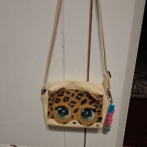 Leopard Print Kids Crossbody Bag